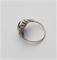 A Belle Epoque platinum sapphire ring - image-2