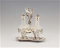 A Rococo Augsburg silver oil cruet - image-1