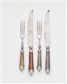 An extensive agate-handled cutlery set - image-4