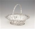 A large George II silver sweetmeats basket - image-1