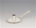 A Baroque Strasbourg silver chamberstick - image-1