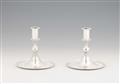 A pair of Spanish silver candlesticks - image-1