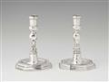 A pair of Mallorcan silver candlesticks - image-1