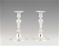 A pair of Spanish silver candlesticks - image-1