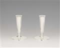 A pair of Copenhagen silver table candlesticks - image-1