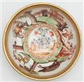A Meissen porcelain slop bowl with bird-on-rock motifs - image-3