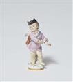 A Meissen porcelain figure of a putto as a shepherd - image-1