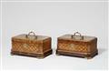 A pair of unique museum quality boxes by Abraham Roentgen - image-1