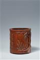 A large bamboo brush pot. 17th/18th century - image-3