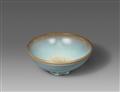 A Junyao blue-glazed bowl. Yuan Dynasty (1279-1368) - image-1