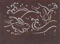 60 chuban paper stencils (katakami). Late 19th/early 20th century - image-1