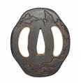 A Satsuma iron tsuba. Edo period, 17th century - image-1