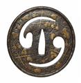 A Heianjô iron tsuba. Edo period, 17th century - image-1