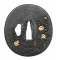 Tsuba. Shakudô. Ko-kinkô-Arbeit. Edo-Zeit, 17. Jh. - image-1