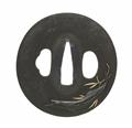 A shibuichi tsuba. Edo period, third quarter 18th century - image-2