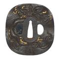 An iron tsuba. Edo period, late 17th century - image-2