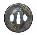 A shibuichi tsuba. Edo period, 19th century - image-1