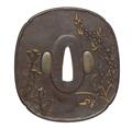 Tsuba. Eisen. Edo-Zeit, datiert 1864 - image-1