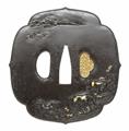 An iron tsuba. Edo period, third quarter 19th century - image-2