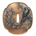 A sentoku and iron tsuba. Edo period, 19th century - image-1