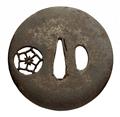 Three iron kage-sukashi tsuba. Edo period, 17th century - image-5