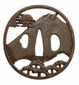 Three iron tsuba. Edo period, 18th/19th century - image-2