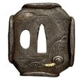 Three iron tsuba. Edo period, 18th/19th century - image-3