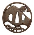 Three iron tsuba. Edo period, 18th/19th century - image-1