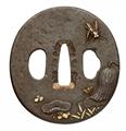 Three iron tsuba. Edo period, 18th/19th century - image-5