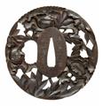 An iron tsuba. Edo period, second half 18th century - image-1