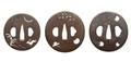 Three iron tsuba. Edo period, 19th century - image-1