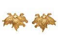 A pair of gold menuki. Edo period, probably 17th century - image-1