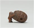 Zwei Netsuke. Buchsbaum. 19. Jh. - image-5