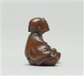 Drei Netsuke. Buchsbaum. 19. Jh. - image-4