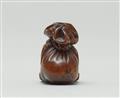 Drei Netsuke. Buchsbaum. 19. Jh. - image-8