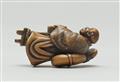 Three boxwood netsuke. 19th century - image-12