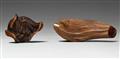 Two wood netsuke - image-1