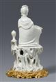 Blanc de Chine-Figur einer Guanyin mit meiping und Louis XV Ormolu-Montierung. Dehua. 17. Jh. - image-2