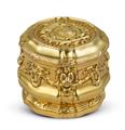 A silver gilt powder box from a toilette set made for the Portuguese royal family - image-1