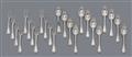 A rare Parisian Louis XV silver cutlery set - image-2