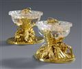 A pair of Parisian silver gilt salts - image-1