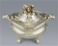 An important Spanish silver tureen and cover - image-4