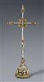 France second half 16th century - A large silver-mounted rock crystall altar cross - image-1