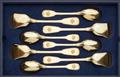 An extensive Parisian silver gilt cutlery set made for the Marquis and the Marquise de Pomereu - image-8