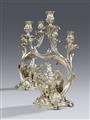 A pair of silver candelabrum from the wedding service made for Maria Letizia Bonaparte - image-4