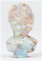 A rare miniature carved opal bust of a Roman emperor - image-2