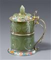 A courtly carved jade tankard - image-1