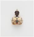 An 18k gold and gemstone moretto brooch - image-2