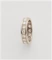 A 14k white gold diamond eternity ring - image-1