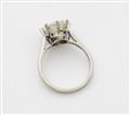 An 18k white gold brilliant-cut diamond solitaire ring - image-3